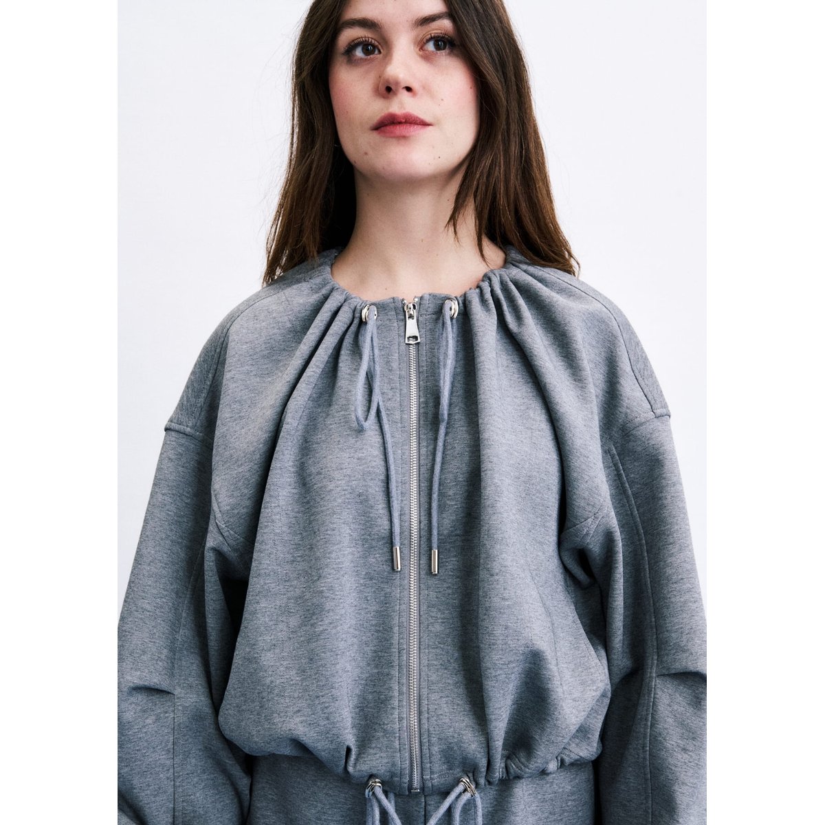 Veste Shosha en coton SHOSHA gris, FRNCH