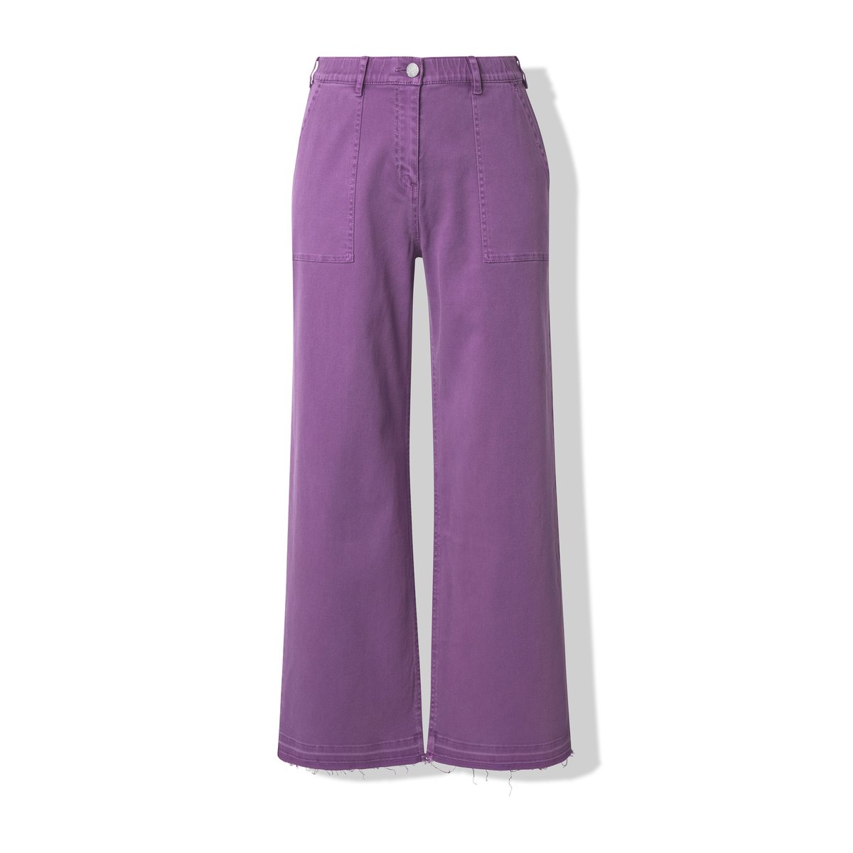 Jean coloré Mary à taille confortable lilas foncé, ULLA POPKEN