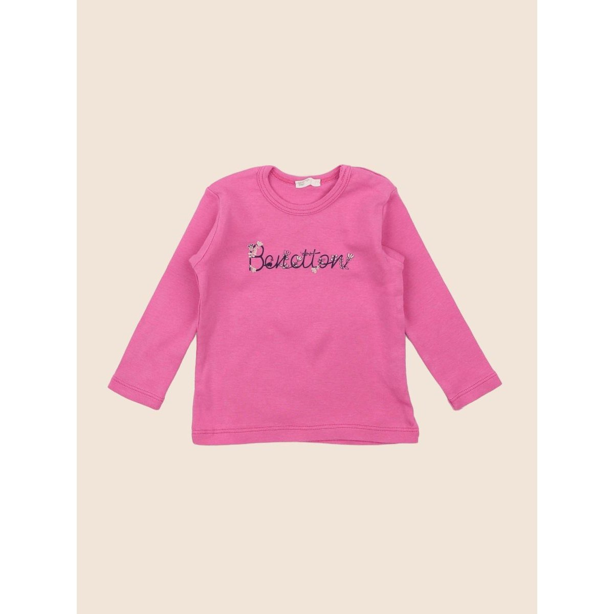 Tee-shirt - Très bon état rose, BENETTON