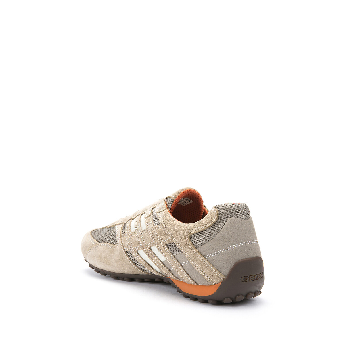 Sapatilhas modelo de enfiar, Snake bege, GEOX