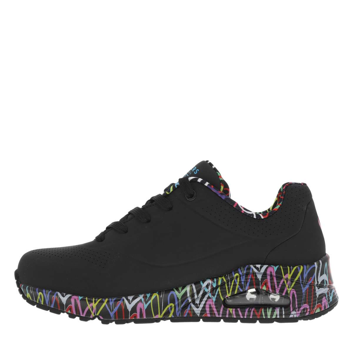 Basket Uno - Loving Love noir, SKECHERS
