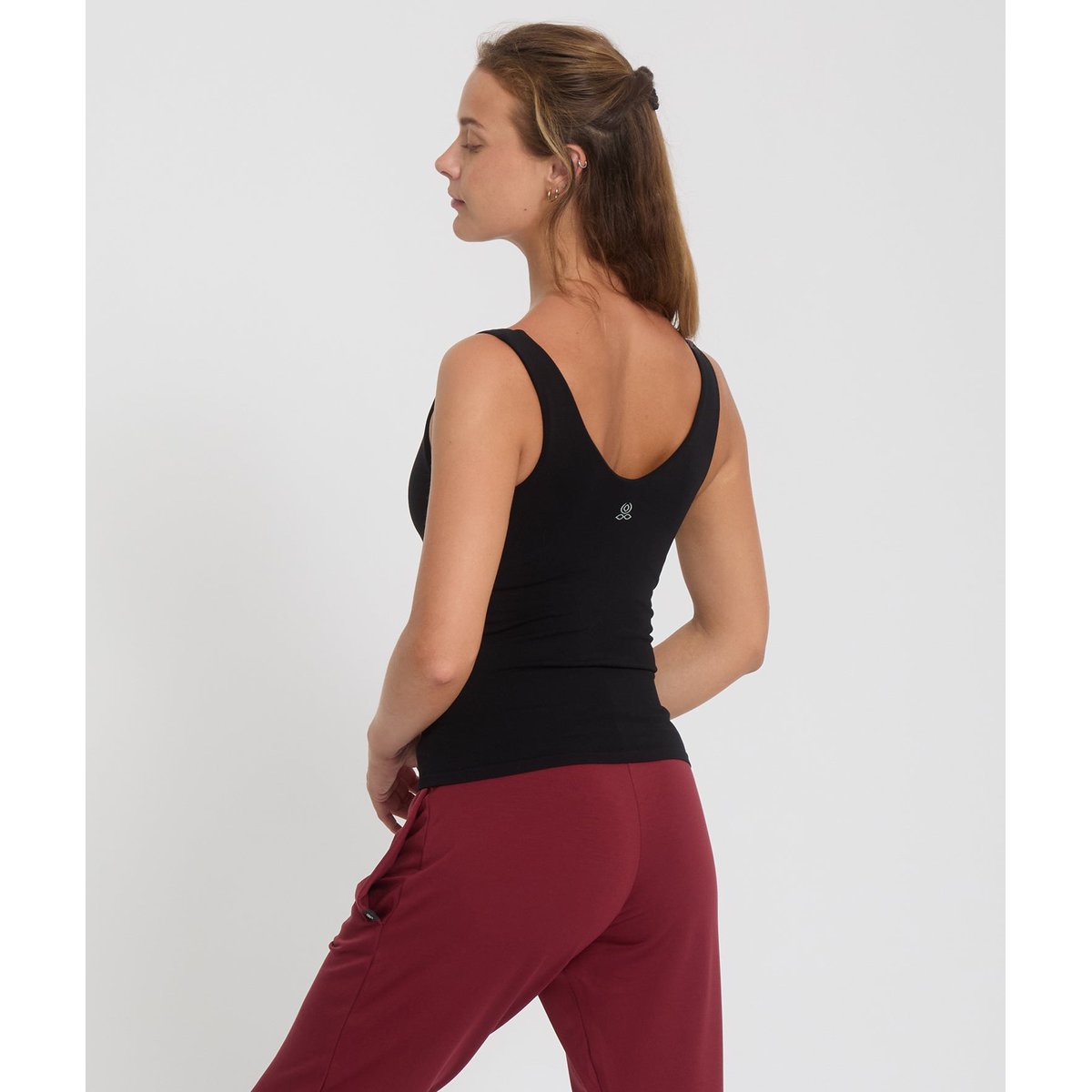 Top avec brassière intégrée BIJA noir, YOGA SEARCHER
