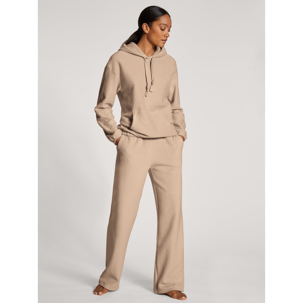 Pantalon Viscose THE HOME HUB beige naturel, CALIDA