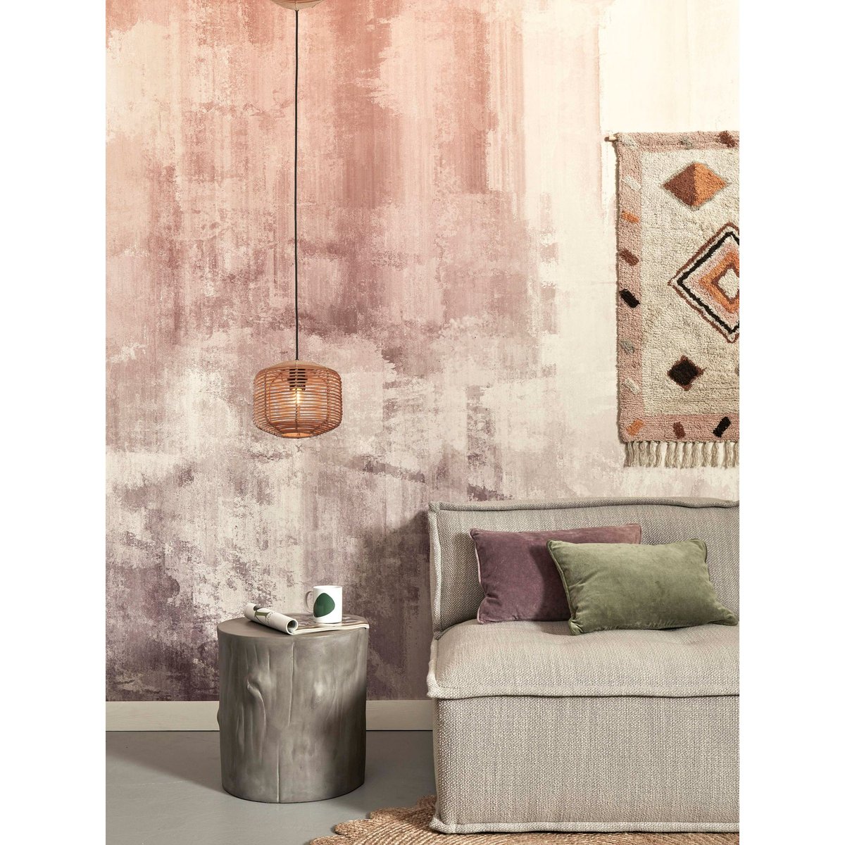 Lampe Suspendue Rotin TANAMI rotin, GOOD & MOJO