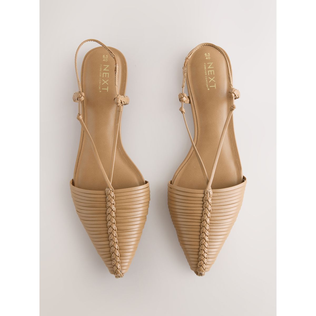 Sandales huarache pointues forever comfort® camel, NEXT