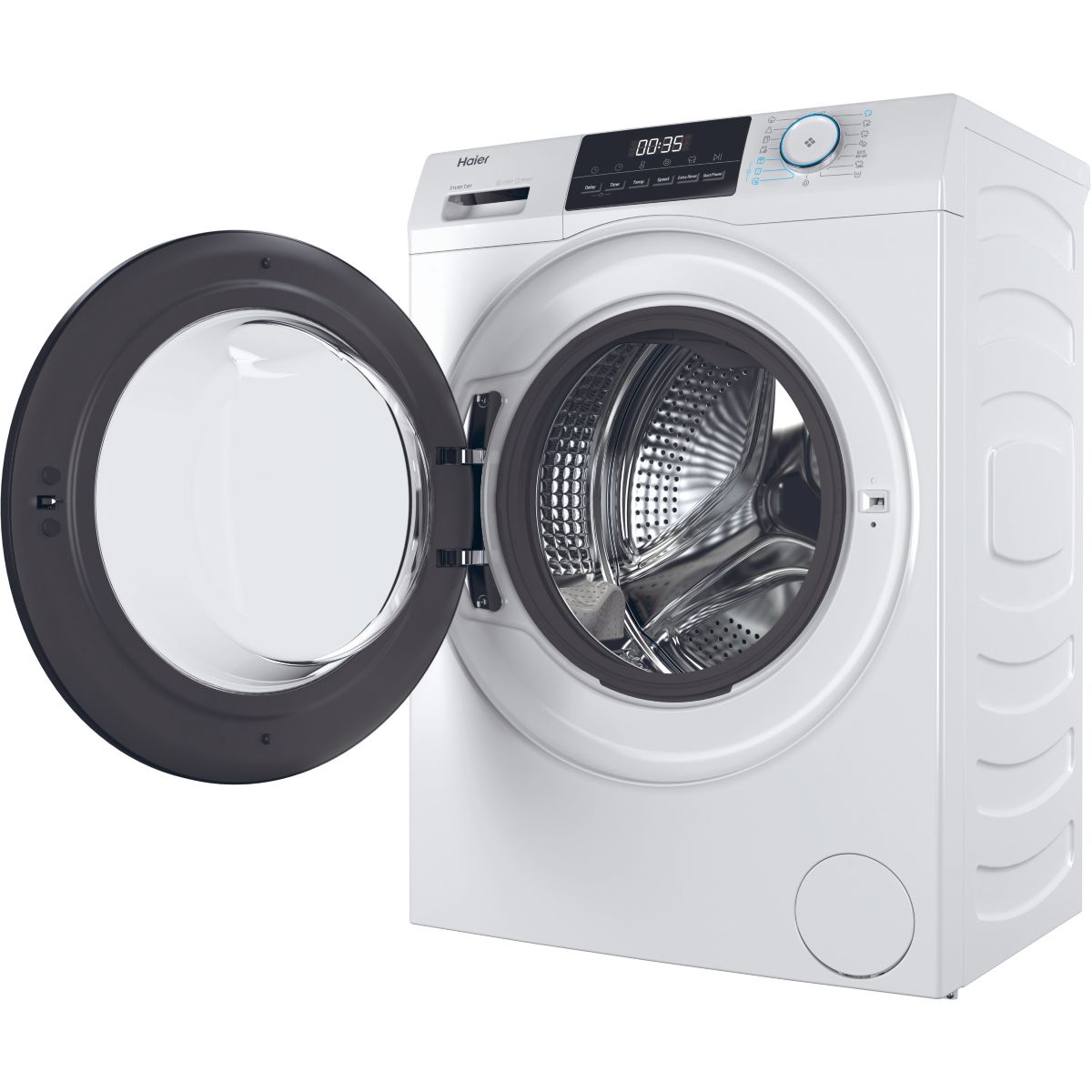 Lave linge hublot HW100-BP14929A-S - 10 kg - 1400 tr/min - Classe A - Moteur induction blanc, HAIER