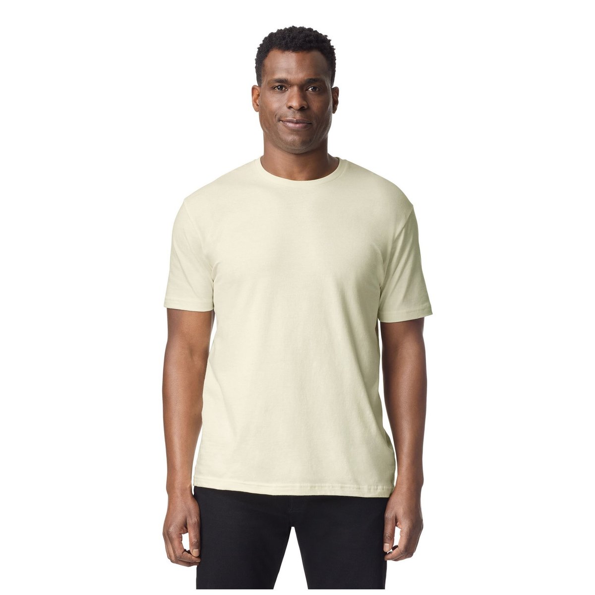 T-shirt SOFTSTYLE blanc cassé, GILDAN