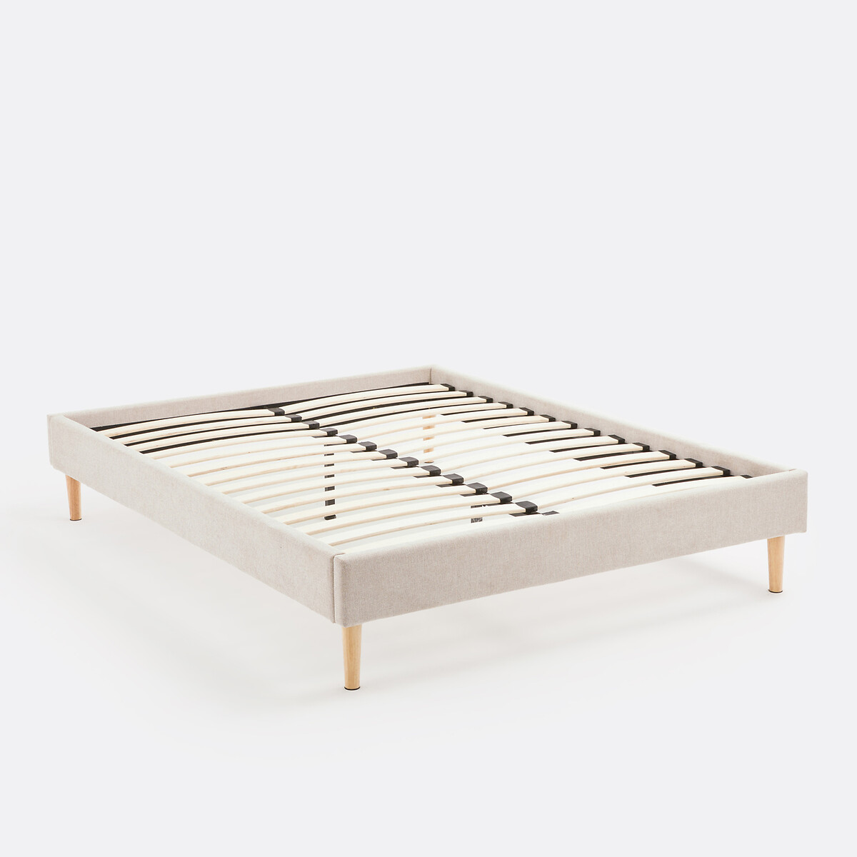 Cama con somier, Mizo beige , LA REDOUTE INTERIEURS