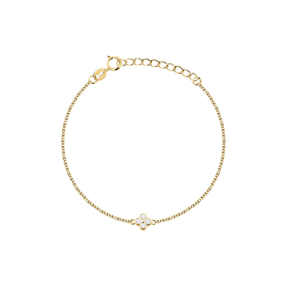 Bracelet FLOWER SYMBOL or jaune, LA PETITE STORY