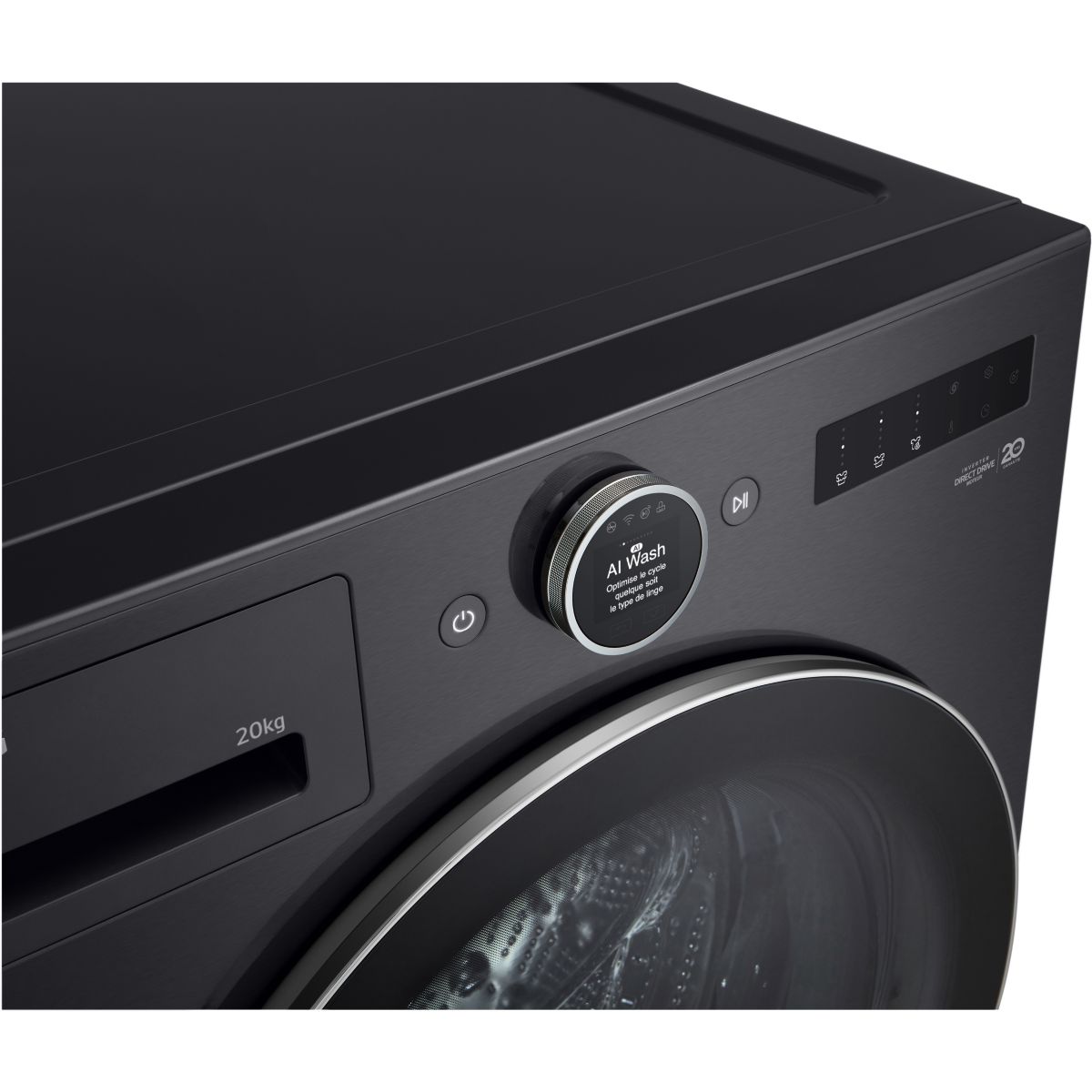 Lave linge hublot F20F12BST couleur unique, LG