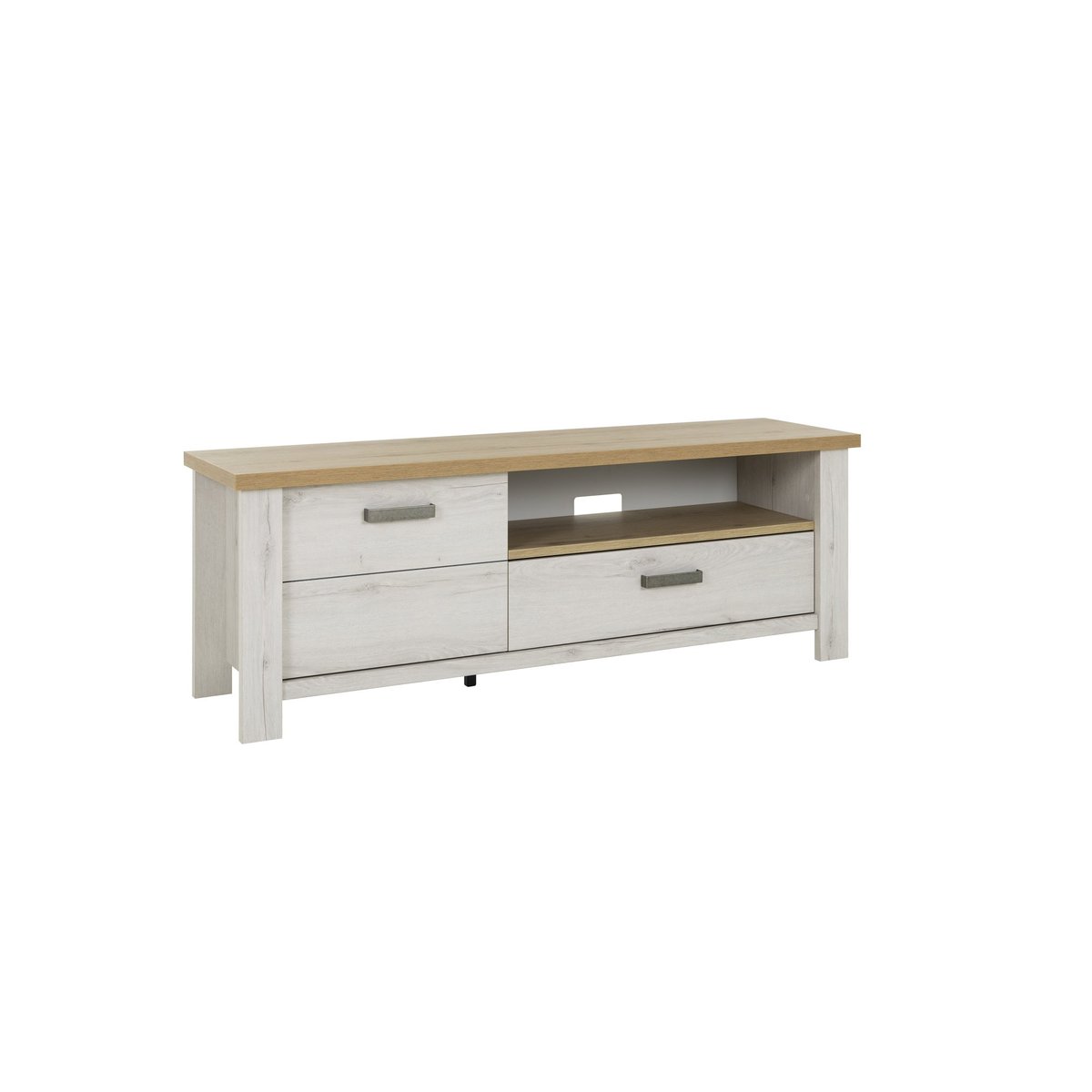 Meuble tv 1 porte 1 tiroir MANOSQUE beige, GAMI