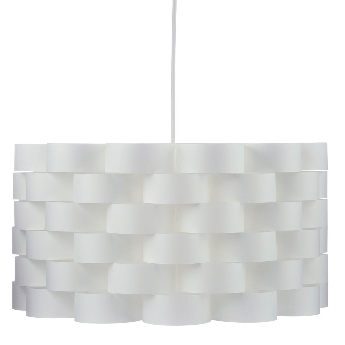 Suspension luminaire design scandinave MOKI blanc, ATMOSPHERA