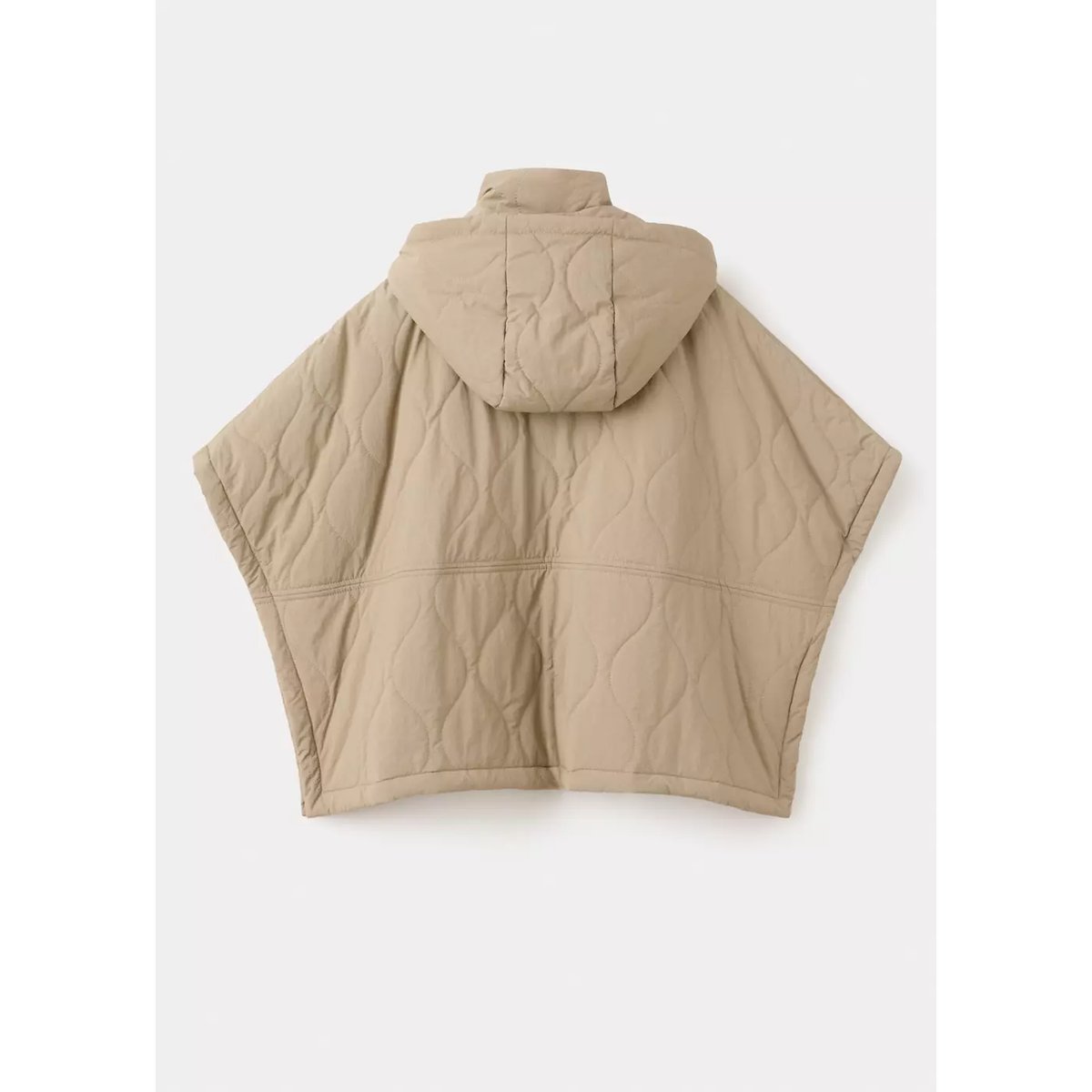 Cape matelassée à capuche marron moyen, MANGO KIDS