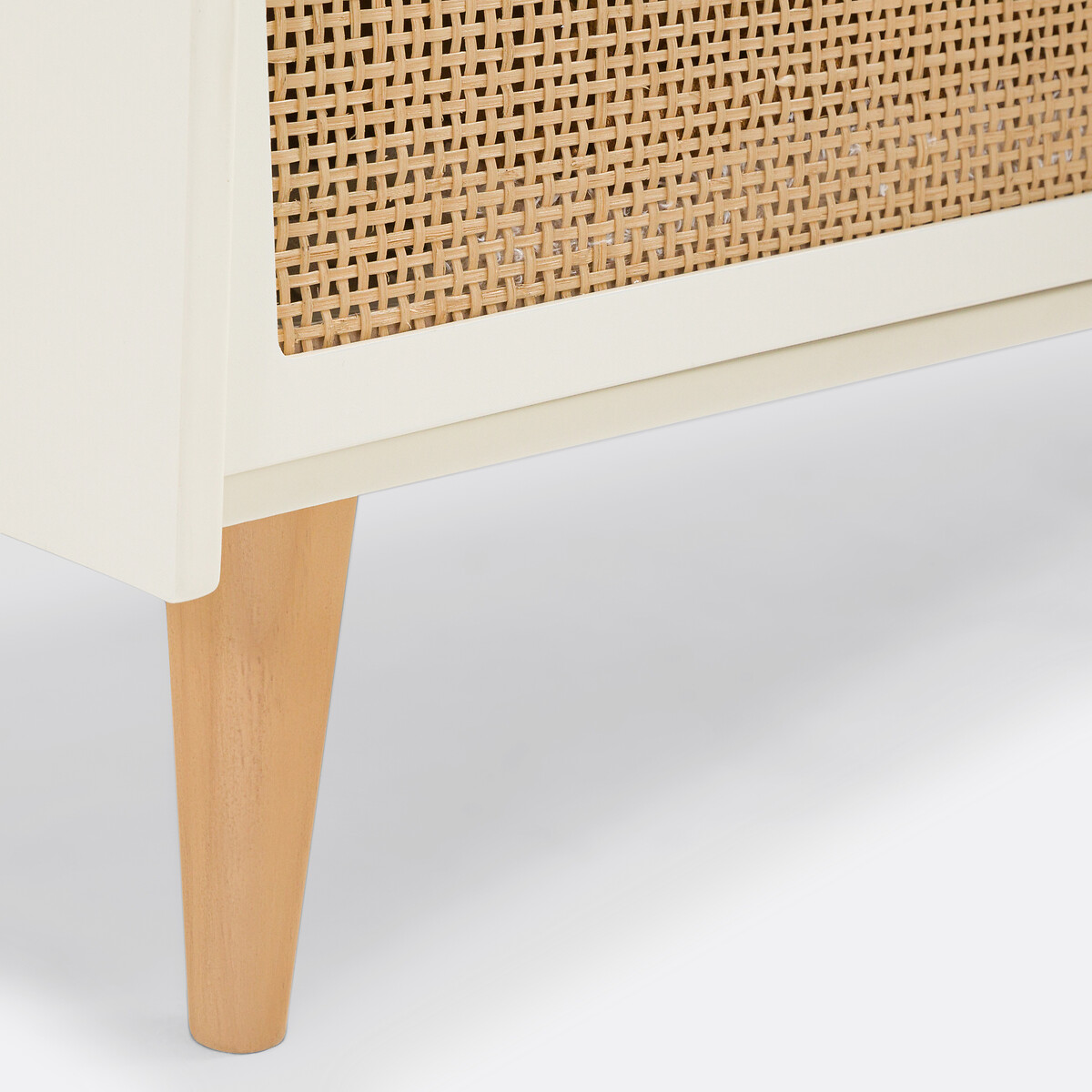Commode 6 tiroirs en cannage, Kaya blanc cassé, LA REDOUTE INTERIEURS