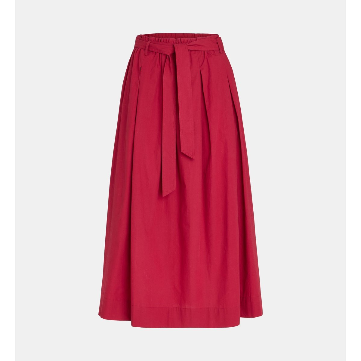 Jupe mi longue farrah pop coton rouge, GALERIES LAFAYETTE