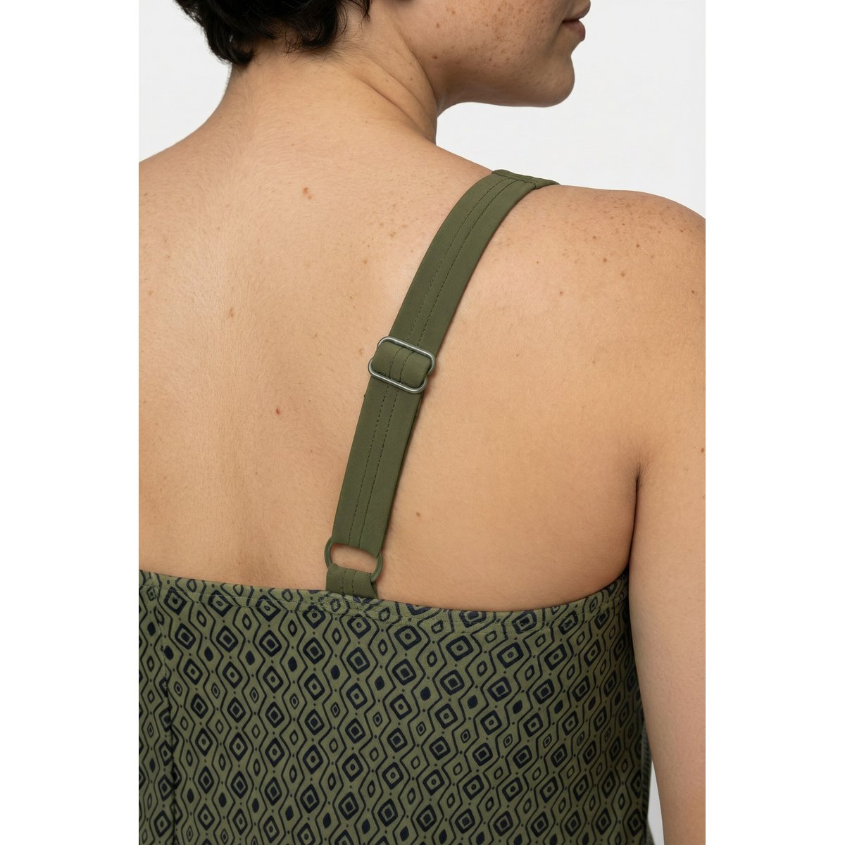 Tankini avec bonnets souples kaki foncé, ULLA POPKEN