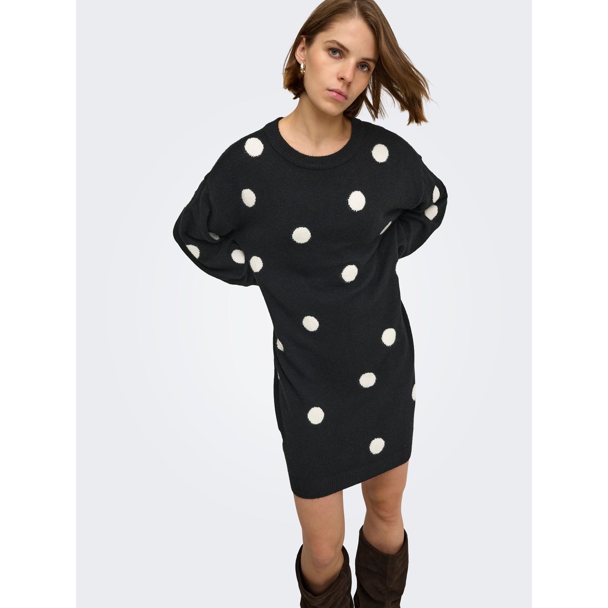 Robe En Maille black 1, ONLY