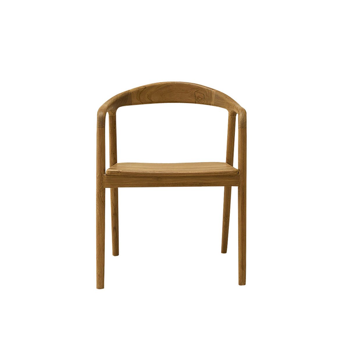 Chaise en teck massif  AMBRE naturel, BERAH GETAH