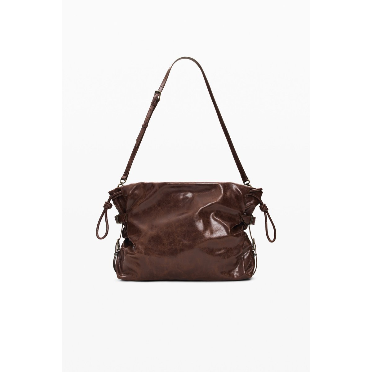 Grand sac shopping marron, DESIGUAL
