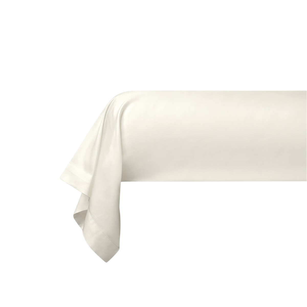 Taie De Traversin Satin De Coton - CHARME ivoire, TRADITION DES VOSGES
