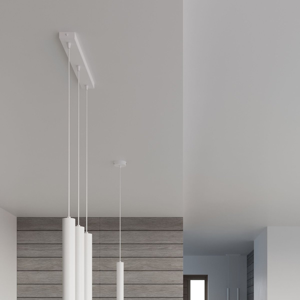 Suspension Acier Blanc G9 1 Wezyr blanc, EDEN