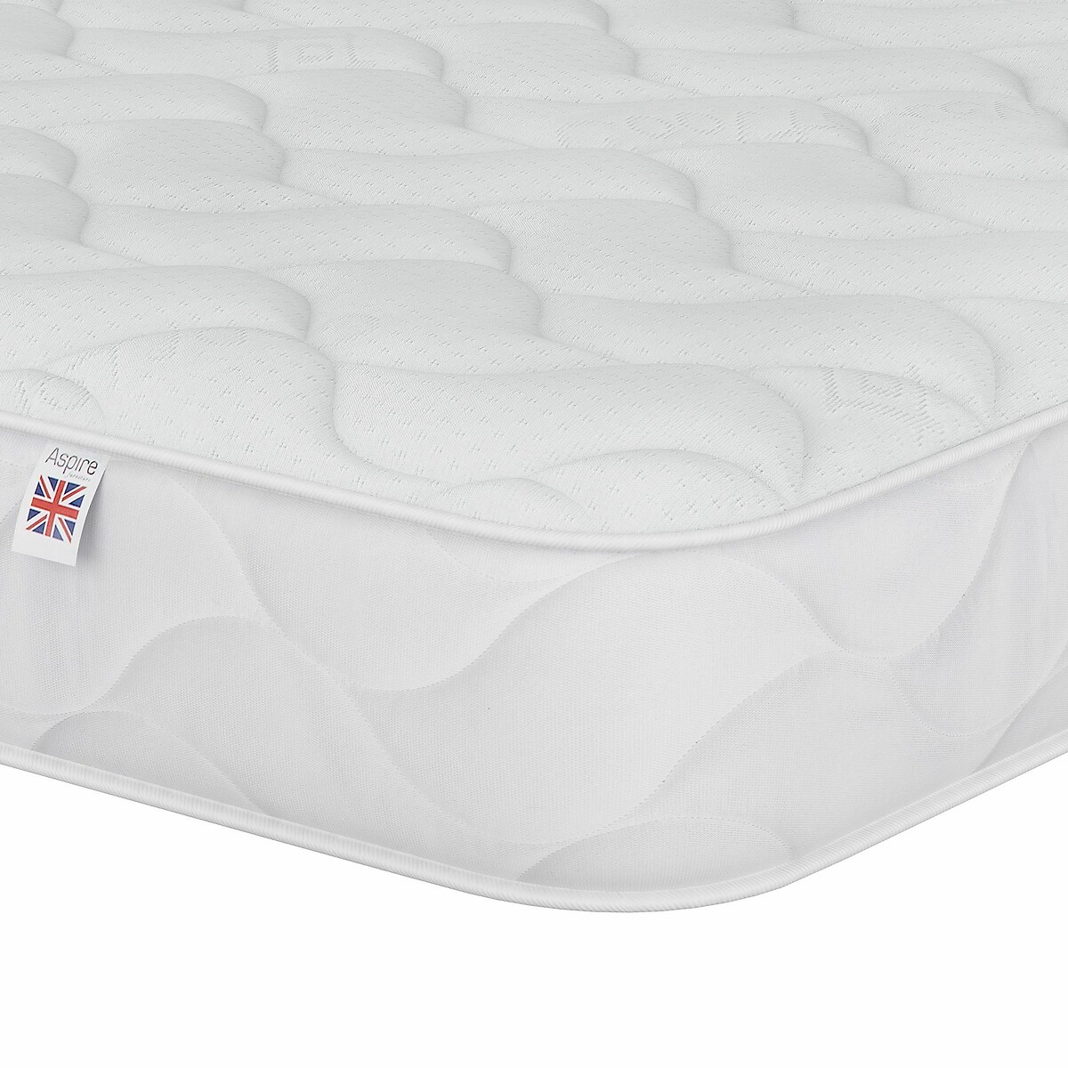 Kids Ortho Spring and Foam Mattress with OEKO-TEX Fabric white, ASPIRE
