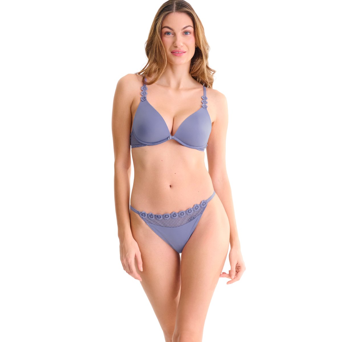 Culotte slip bikini TESSA violet, LISCA