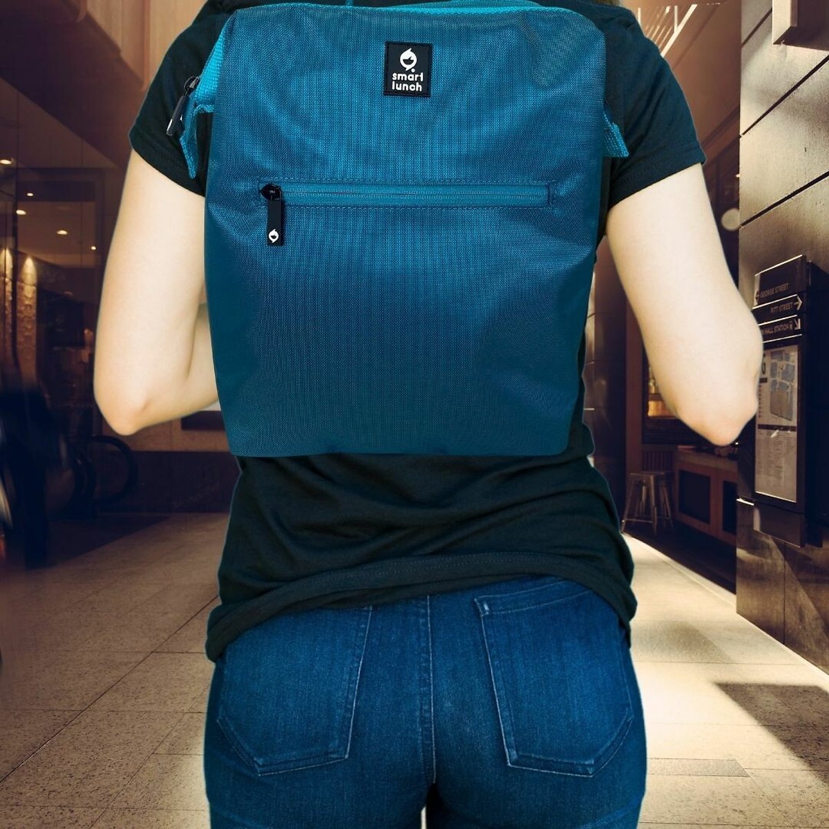Lancheira mochila Beanto, SMARTLUNCH azul, SMARTLUNCH