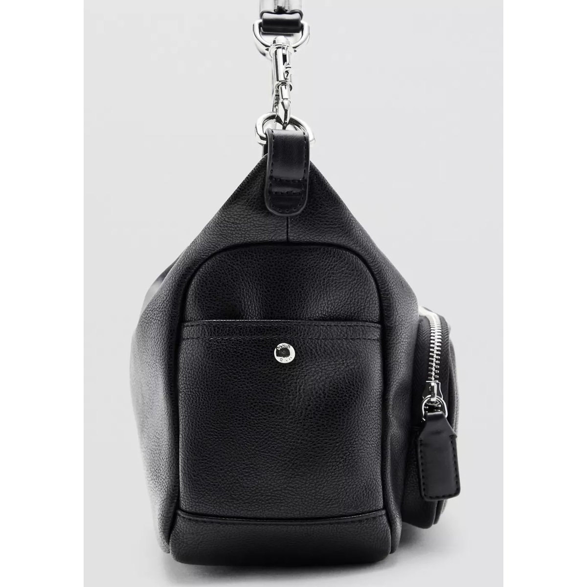 Sac porté épaule à poche noir, MANGO