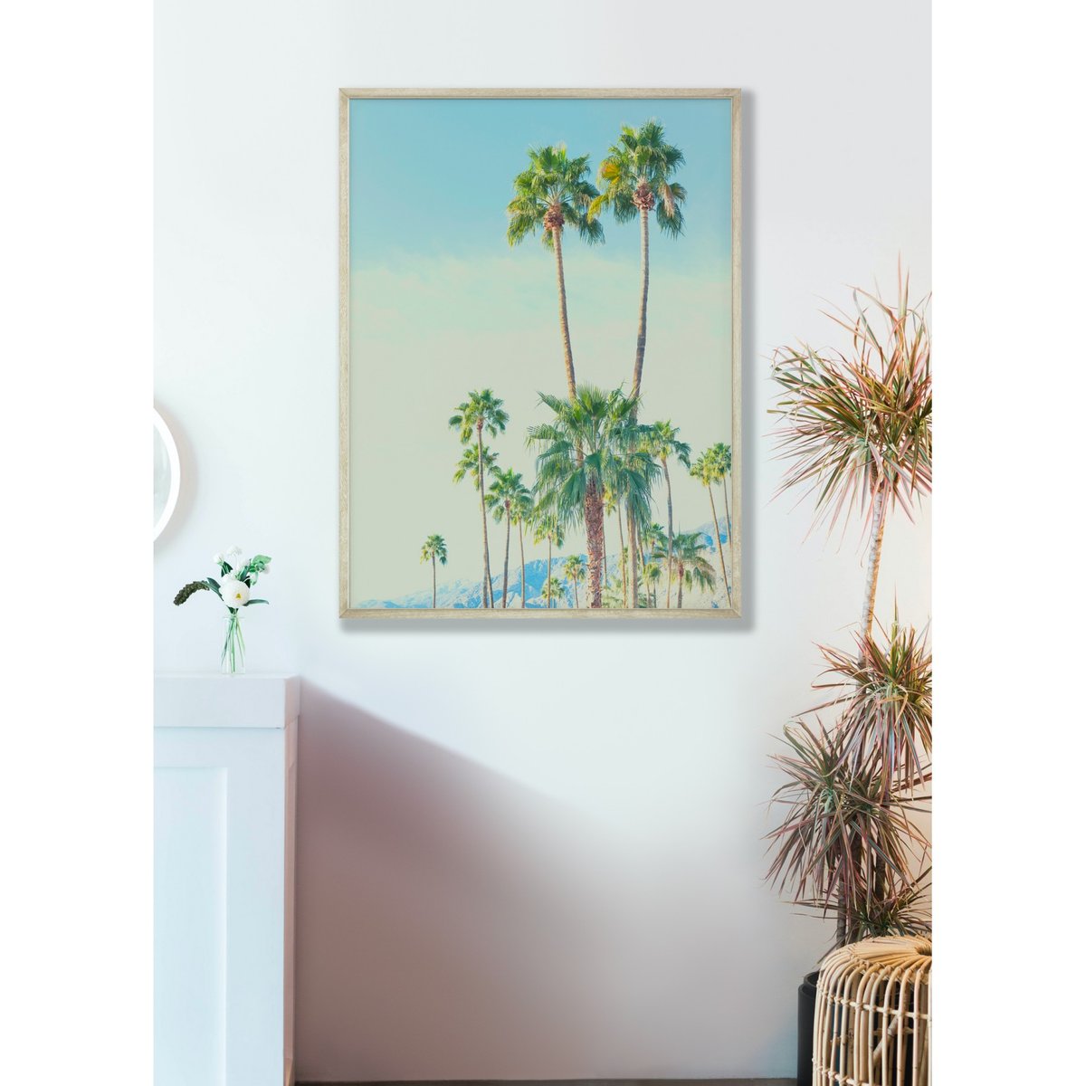 Poster Nature Tropicale 4 blanc, L'AFFICHERIE