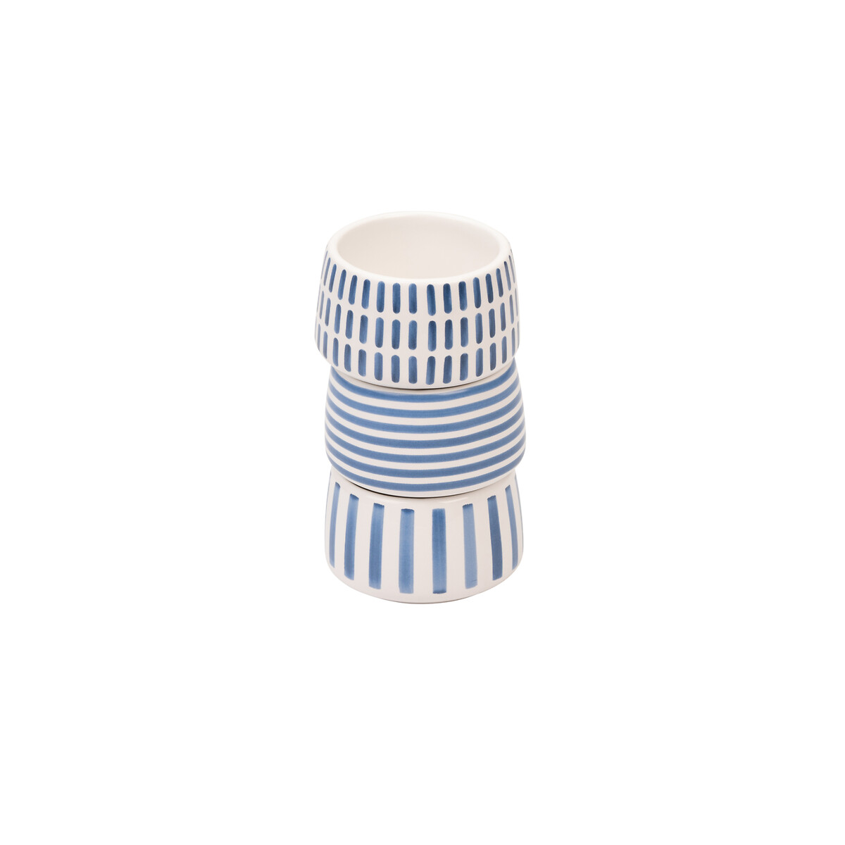 Set of 3 At Home Nibble Bowls in Blue blue, MARY BERRY