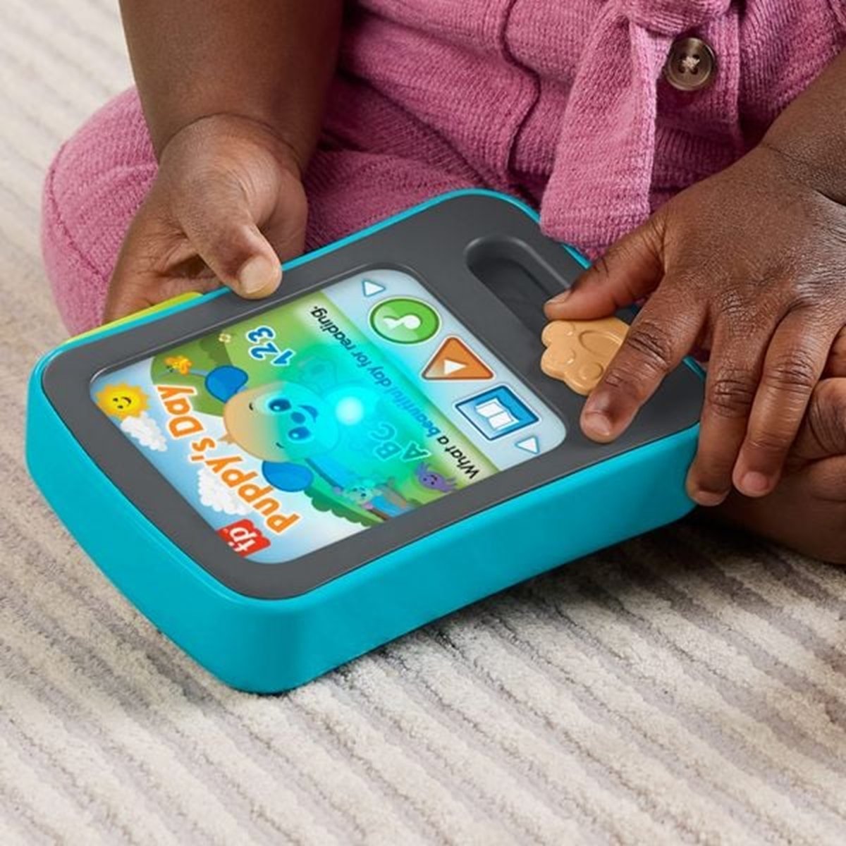 Fisher-Price Jouet d'éveil - Le lecteur d'histoires de Puppy multicolore, MATTEL