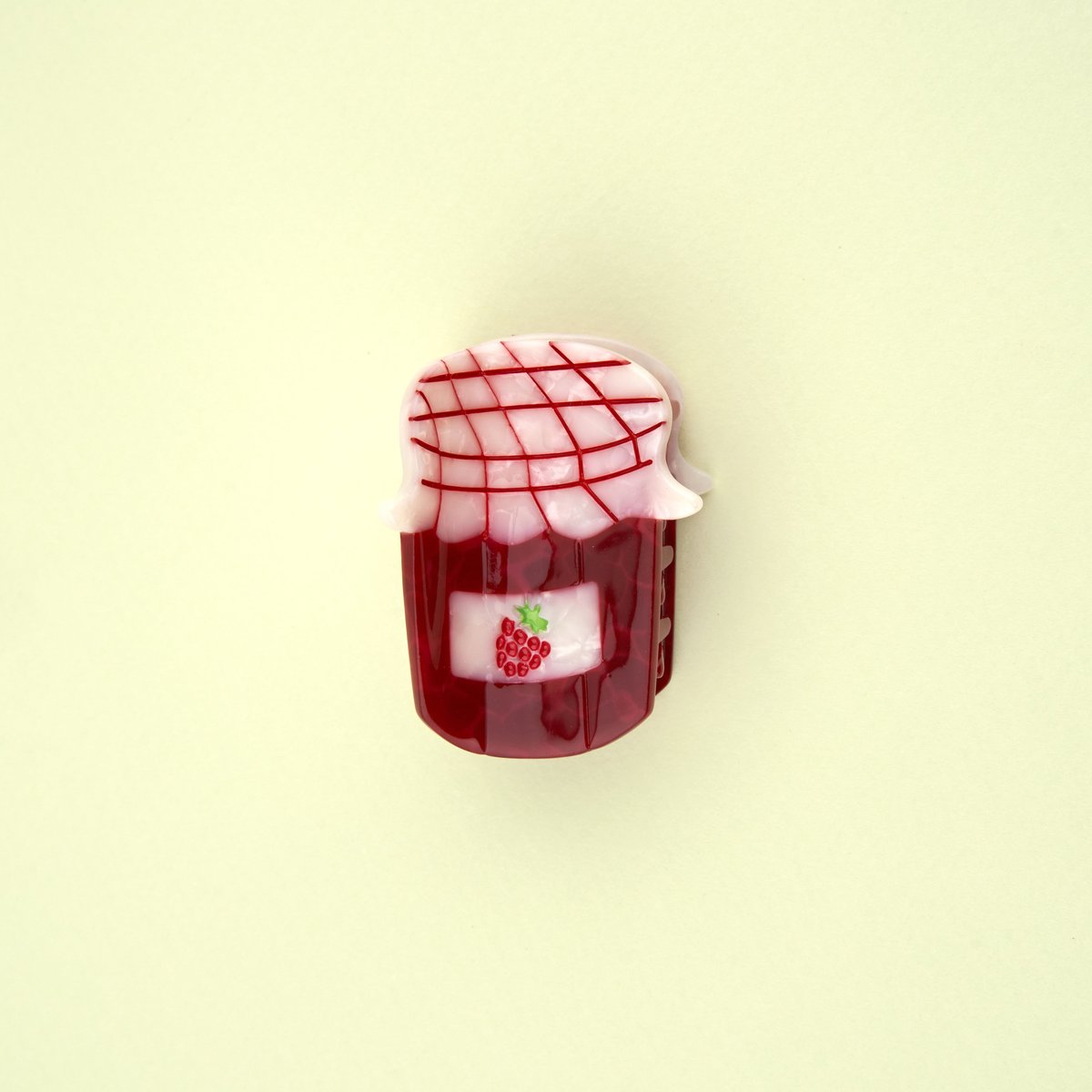 Mini pince à cheveux Confiture rouge foncé, COUCOU SUZETTE
