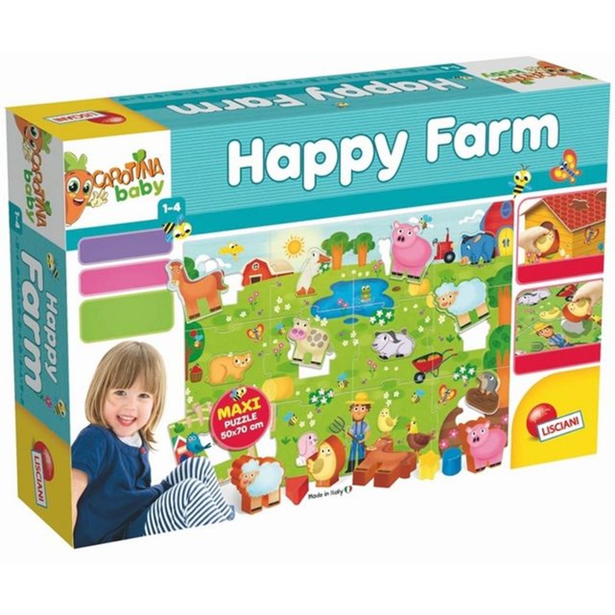 Carotina Baby Joyeuse Ferme couleur unique, LISCIANI GIOCHI