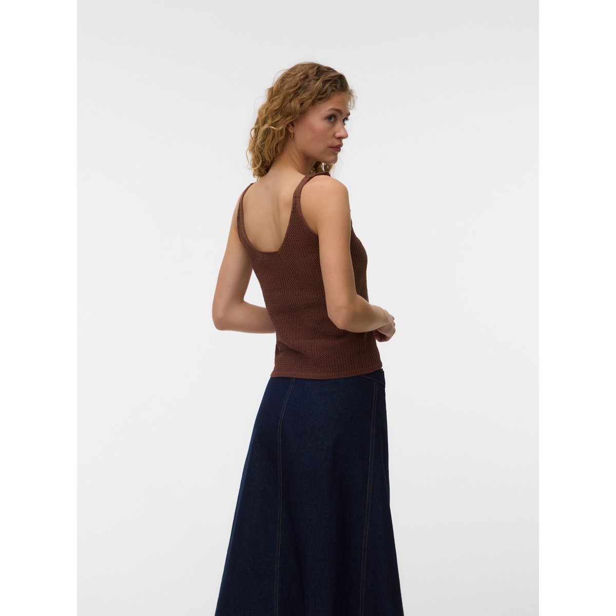 Top cocoa brown, VERO MODA