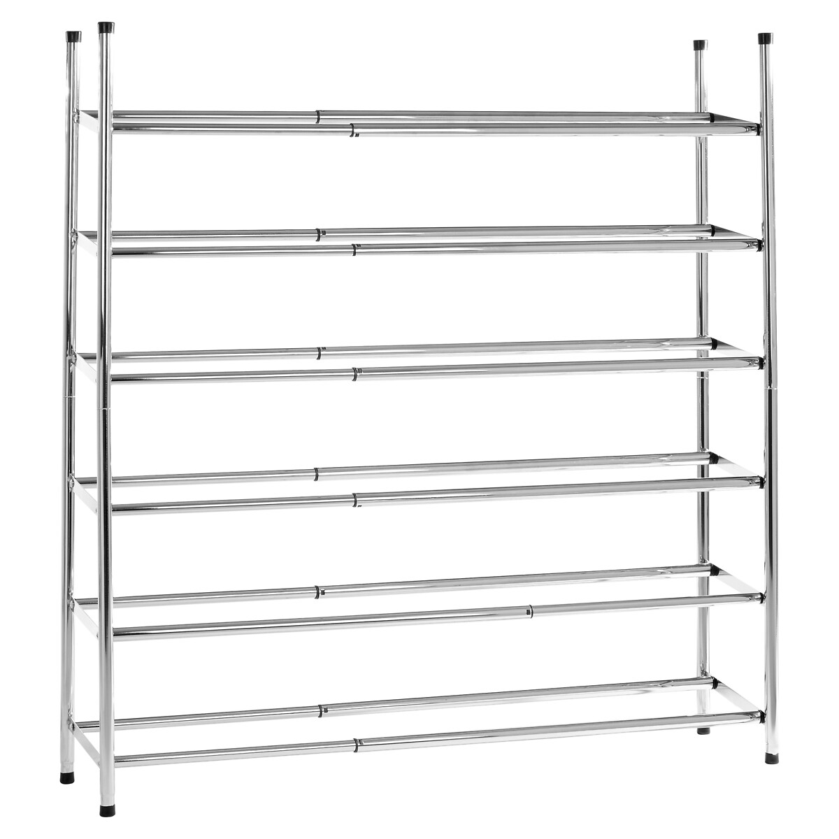 6 Tier Shoe Rack silver-coloured, SO'HOME