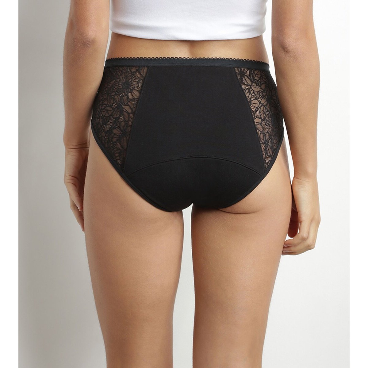 Hipster voor hevige menstruatie PROTECT zwart, DIM