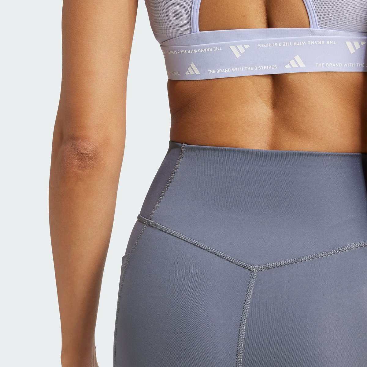 Legging taille haute onix / white, adidas Performance