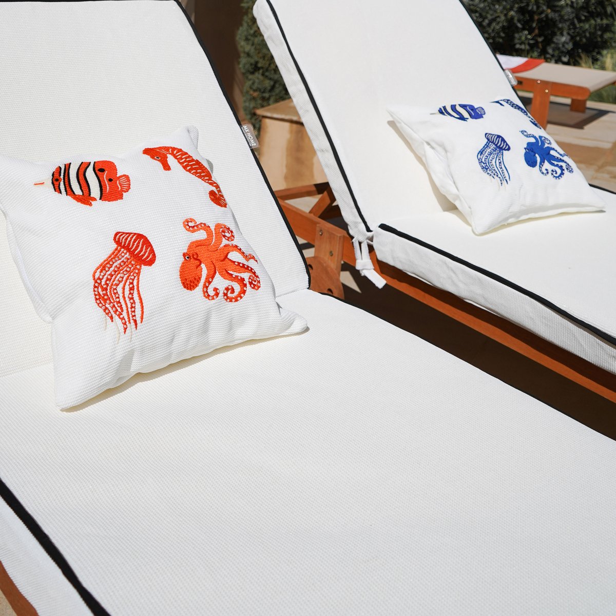Coussin de sol extérieur beige, MX HOME