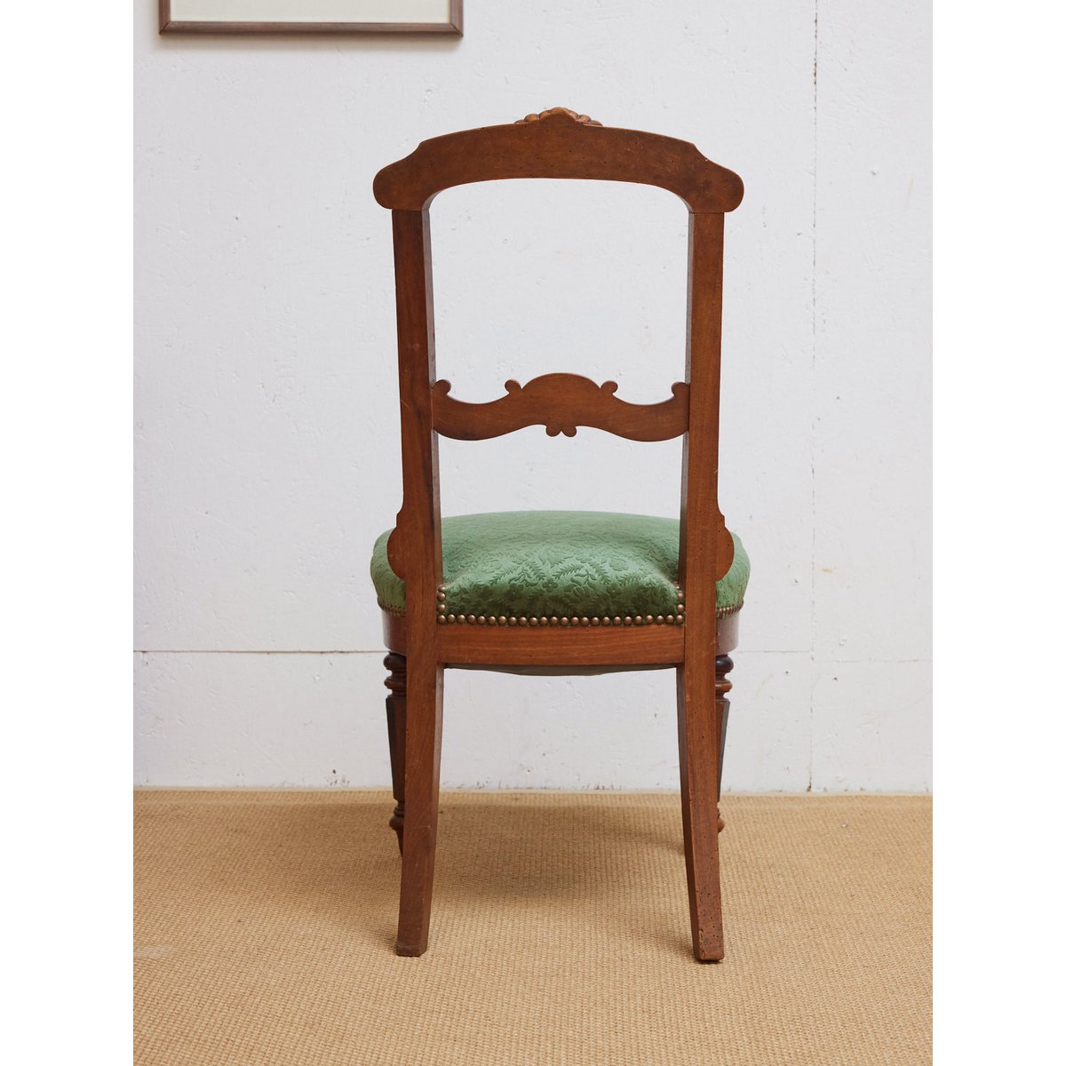 Paire de 2 chaises style Napoléon Claude N°1465 - Bon état bois clair, DEBONGOUT