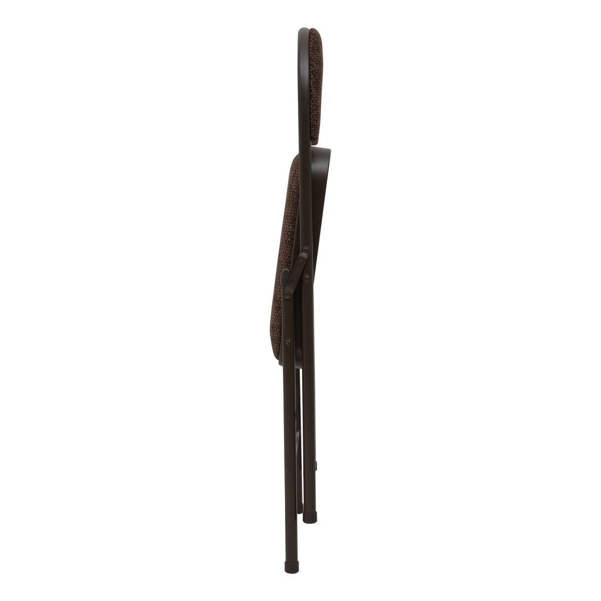 Chaise pliante en acier FLEXY+ marron, 5FIVE SIMPLY SMART