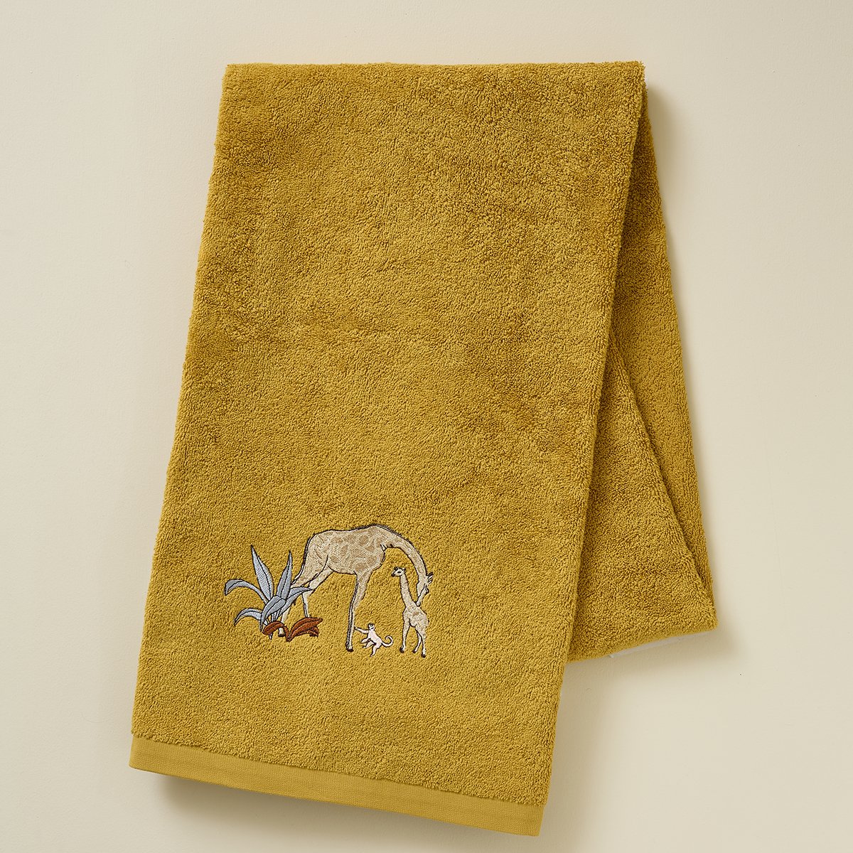 Drap de douche L'OASIS miel, SYLVIE THIRIEZ