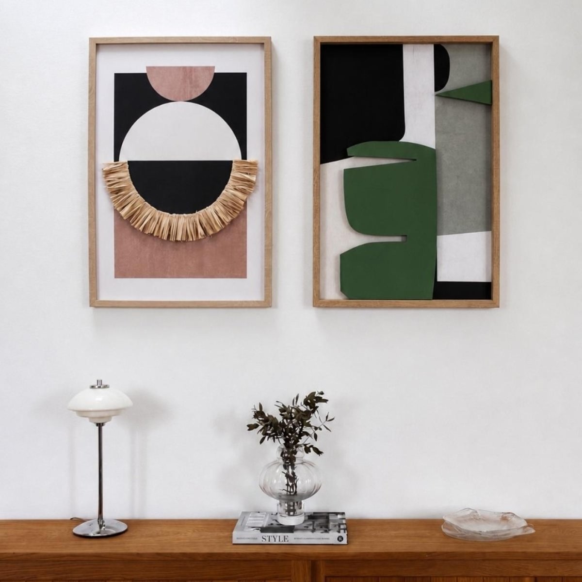 Cadre 3D 40x60cm blanc, ORNAMI