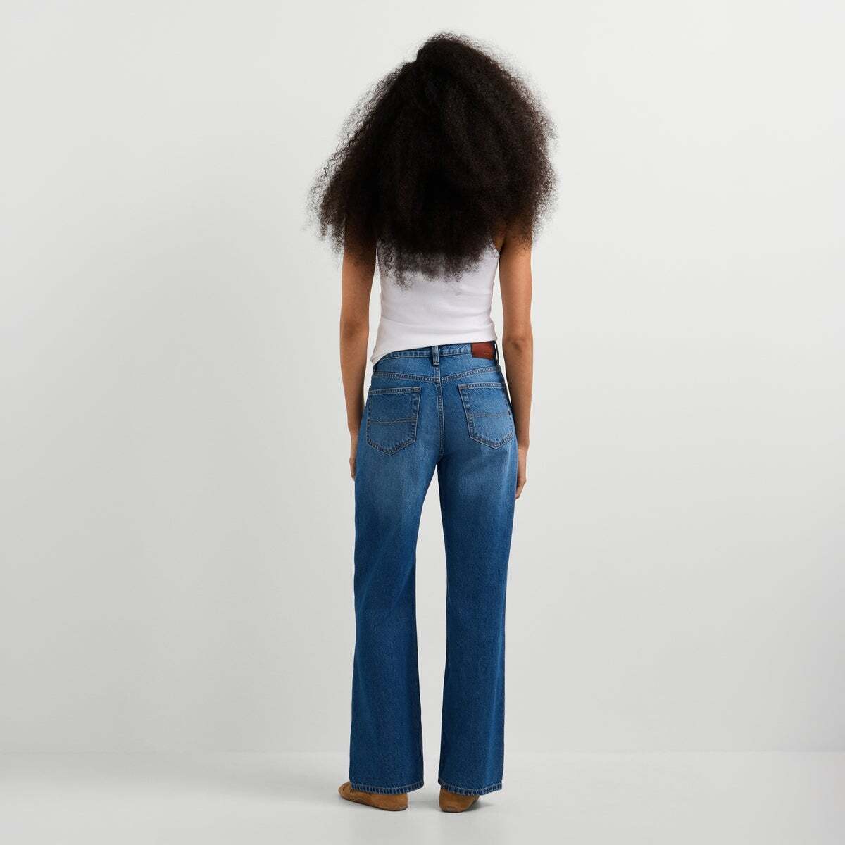 Lexa - Jean Coupe Regular, Taille Haute bleu authentique, PEPE JEANS