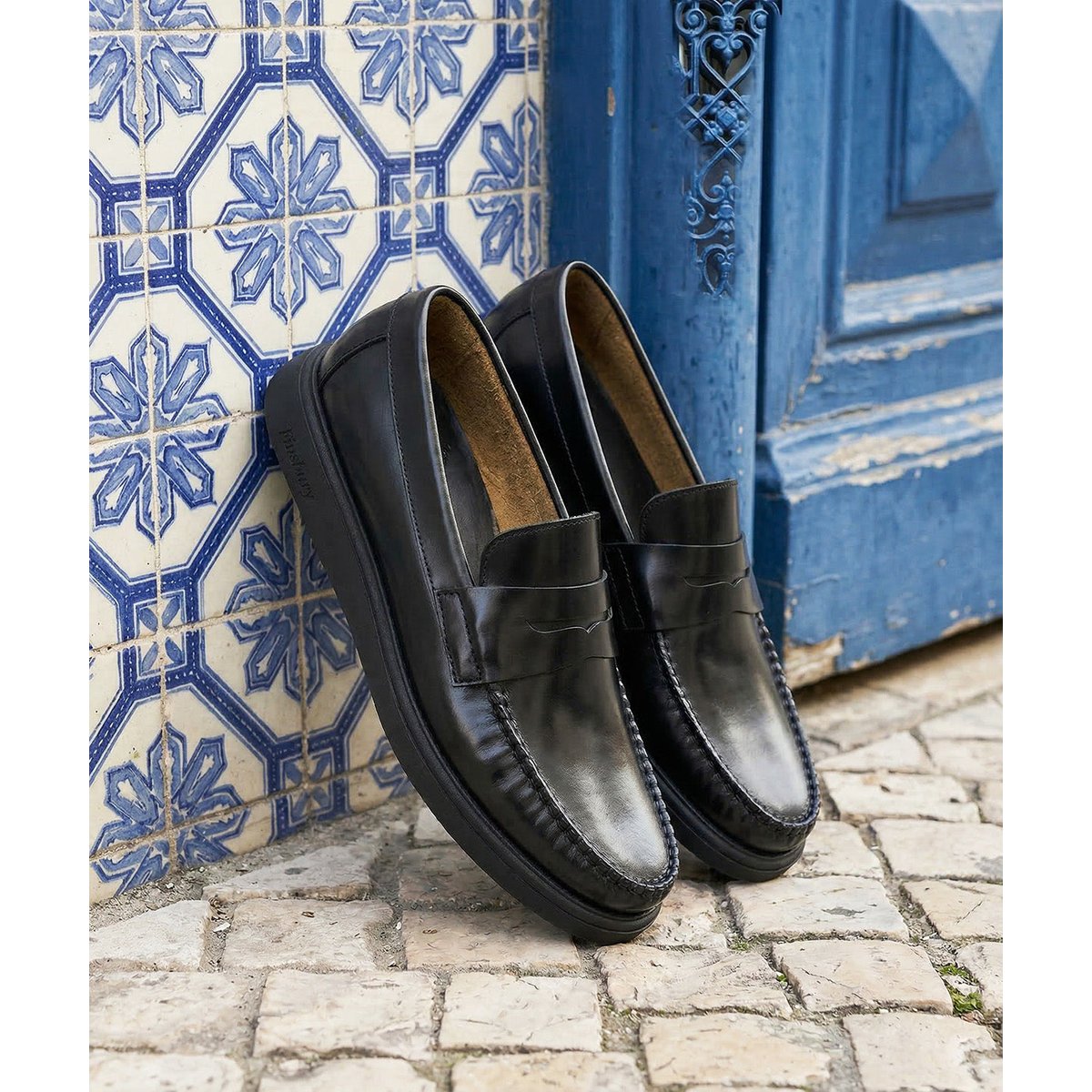 Mocassins EDUARDO noir, FINSBURY