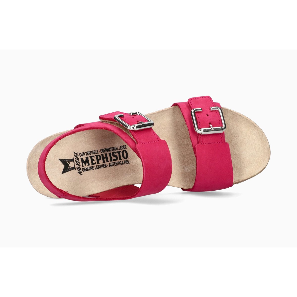Sandales en cuir LISSANDRA fuchsia 5146, MEPHISTO