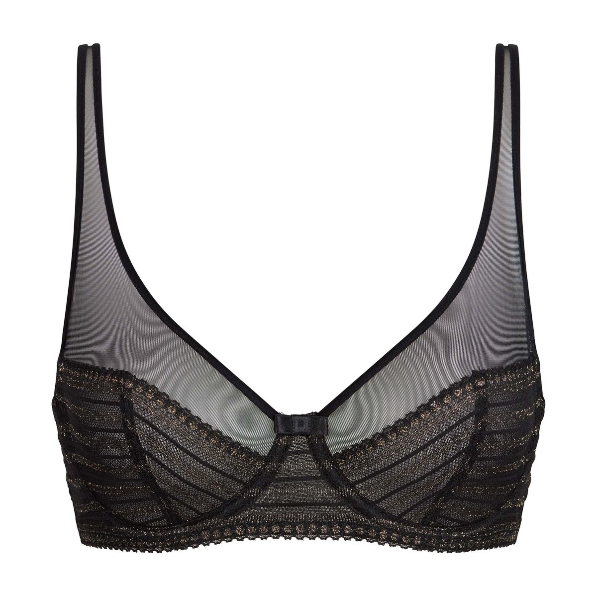 Soutien-gorge foulard avec armatures Holiday noir, DIM