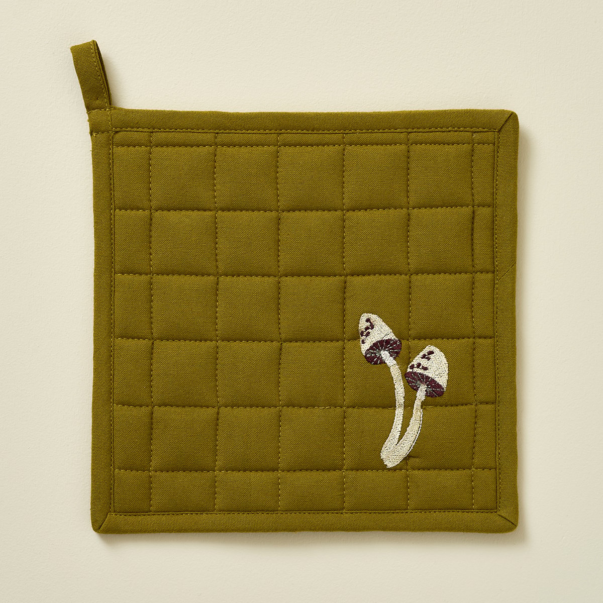 Manique AUTOMNE olive, SYLVIE THIRIEZ