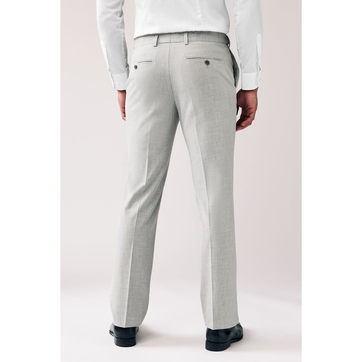 Pantalon de costume extensible gris clair, NEXT