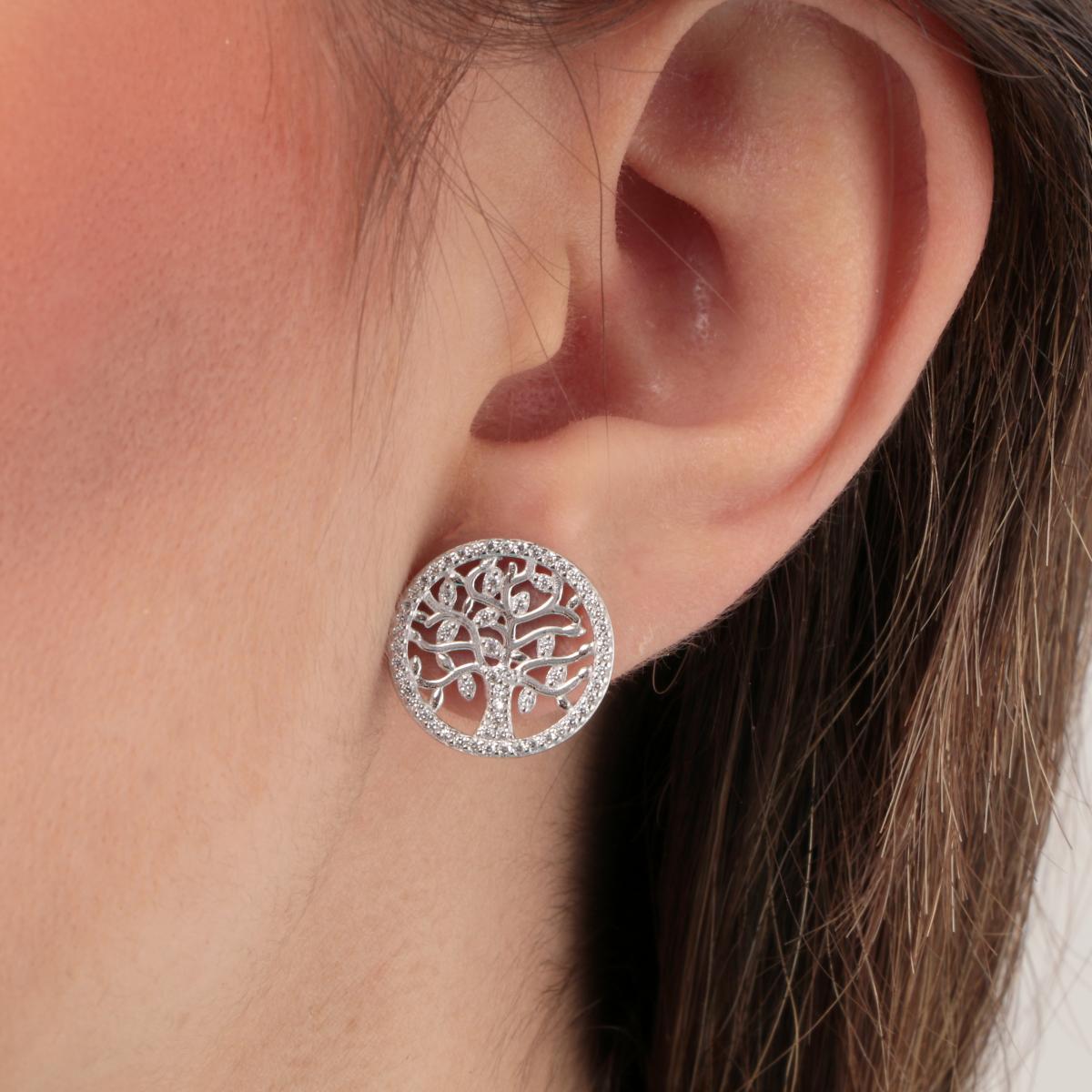 Boucles D'oreilles En Argent Alberodella Vita argent, MORELLATO